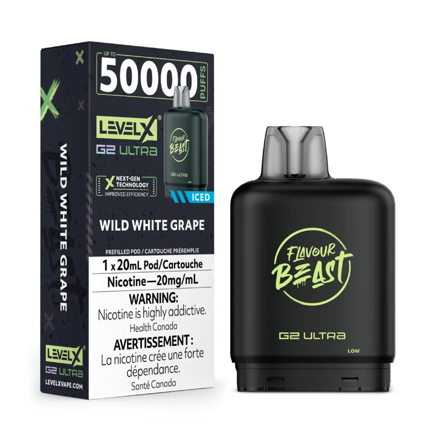 Flavour Beast Level X G2 Ultra Pod 50K Puffs