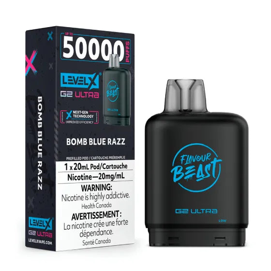 Flavour Beast Level X G2 Ultra Pod 50K Puffs