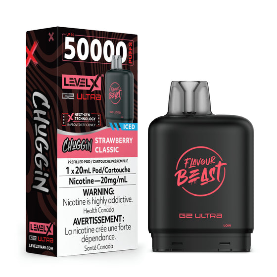Flavour Beast Level X G2 Ultra Pod 50K Puffs
