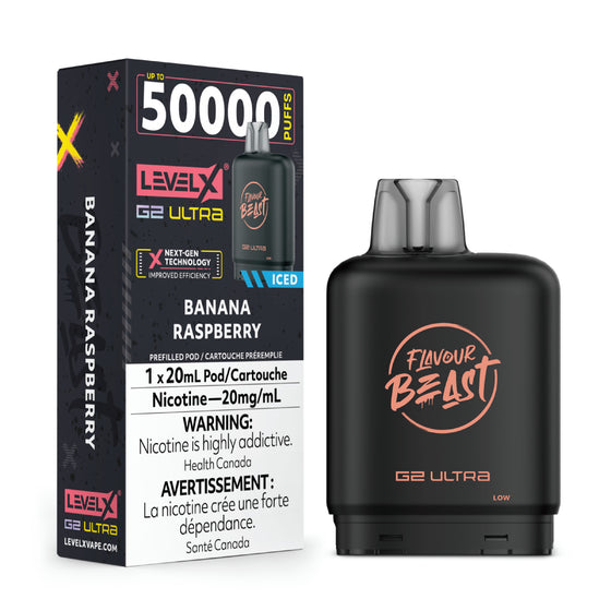 Flavour Beast Level X G2 Ultra Pod 50K Puffs