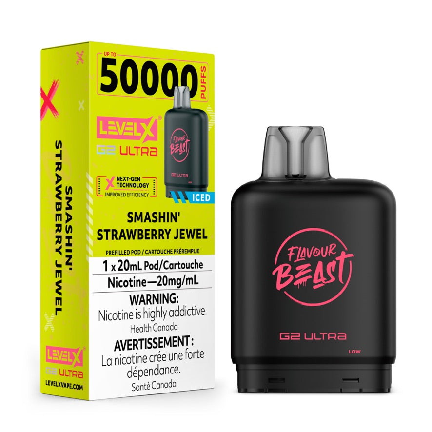 Flavour Beast Level X G2 Ultra Pod 50K Puffs