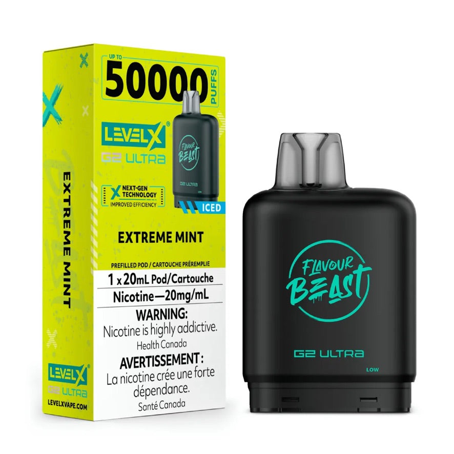 Flavour Beast Level X G2 Ultra Pod 50K Puffs